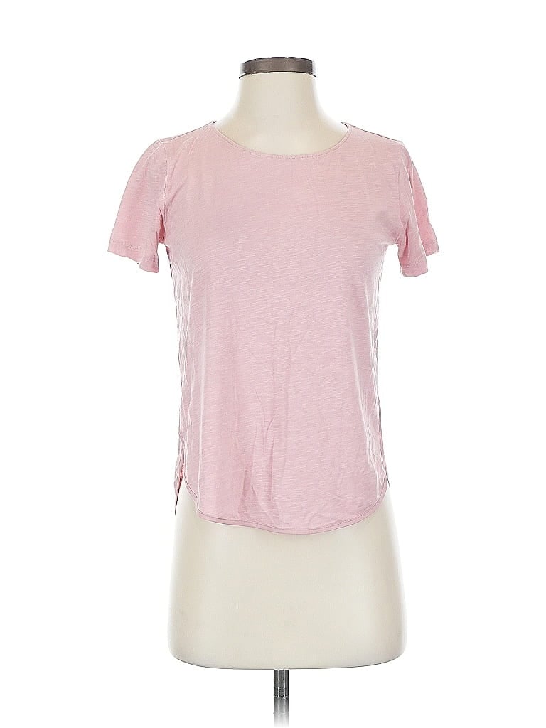 Pre-owned Ann Taylor Loft Short Sleeve T-shirt In Pink