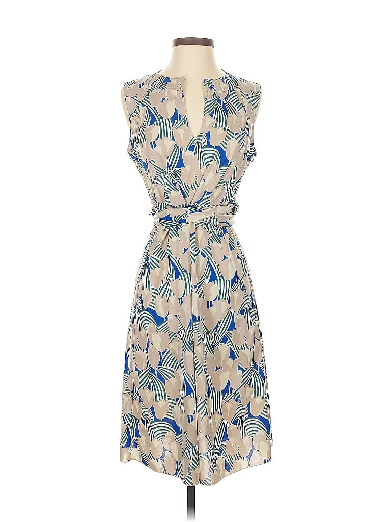 Pre-owned Tory Burch Casual Dress In Blue