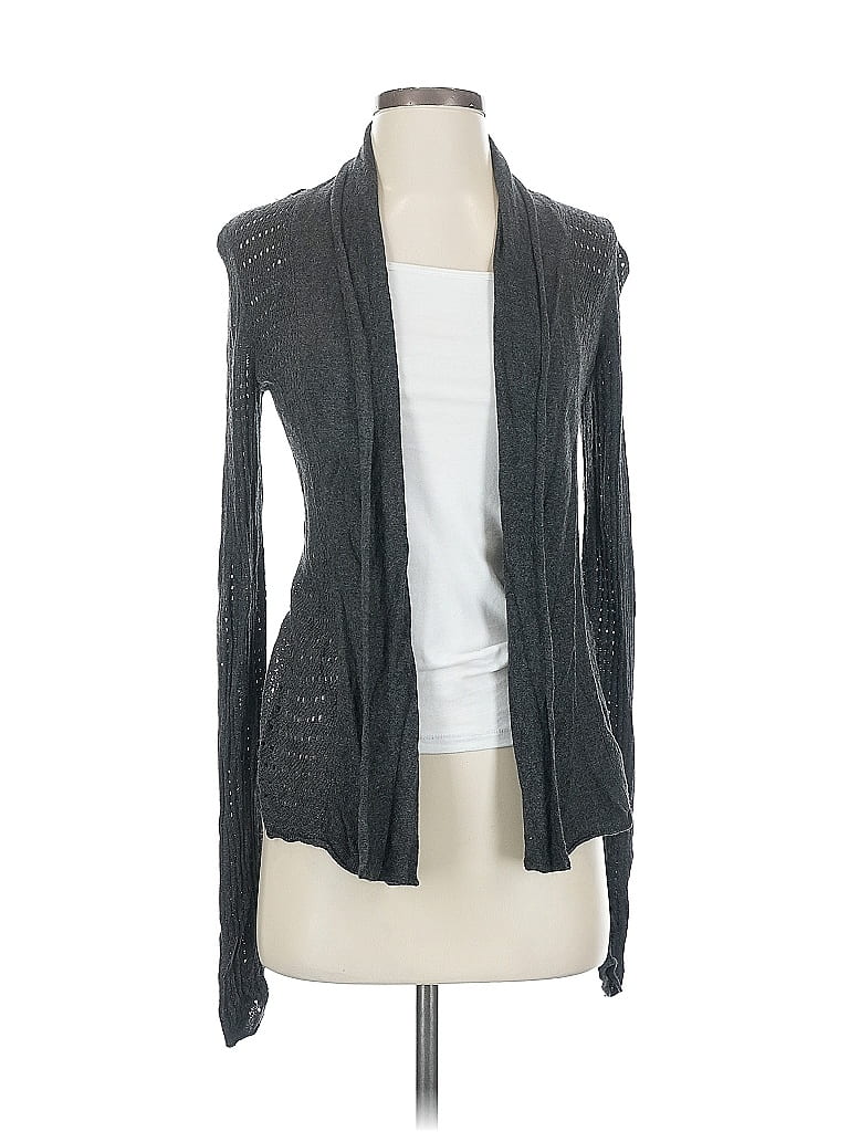 Pre-owned Express Cardigan Sweater In Gray