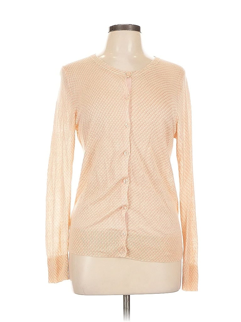 Pre-owned Ann Taylor Loft Cardigan Sweater In Brown