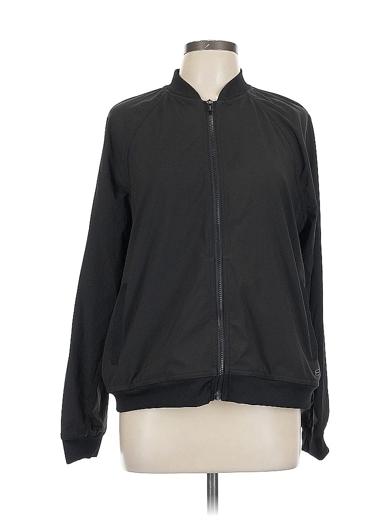 Pre-owned Dkny Sport Track Jacket In Black