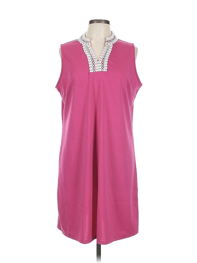 Pre-owned Kim Rogers Casual Dress In Pink