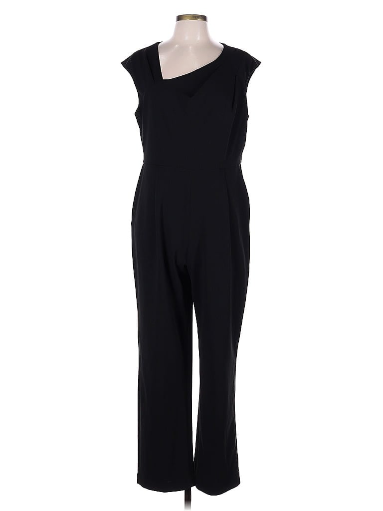 Pre-owned Dkny Jumpsuit In Black