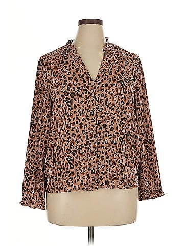 J.Crew Factory Store 3/4 Sleeve Blouse (view 1)