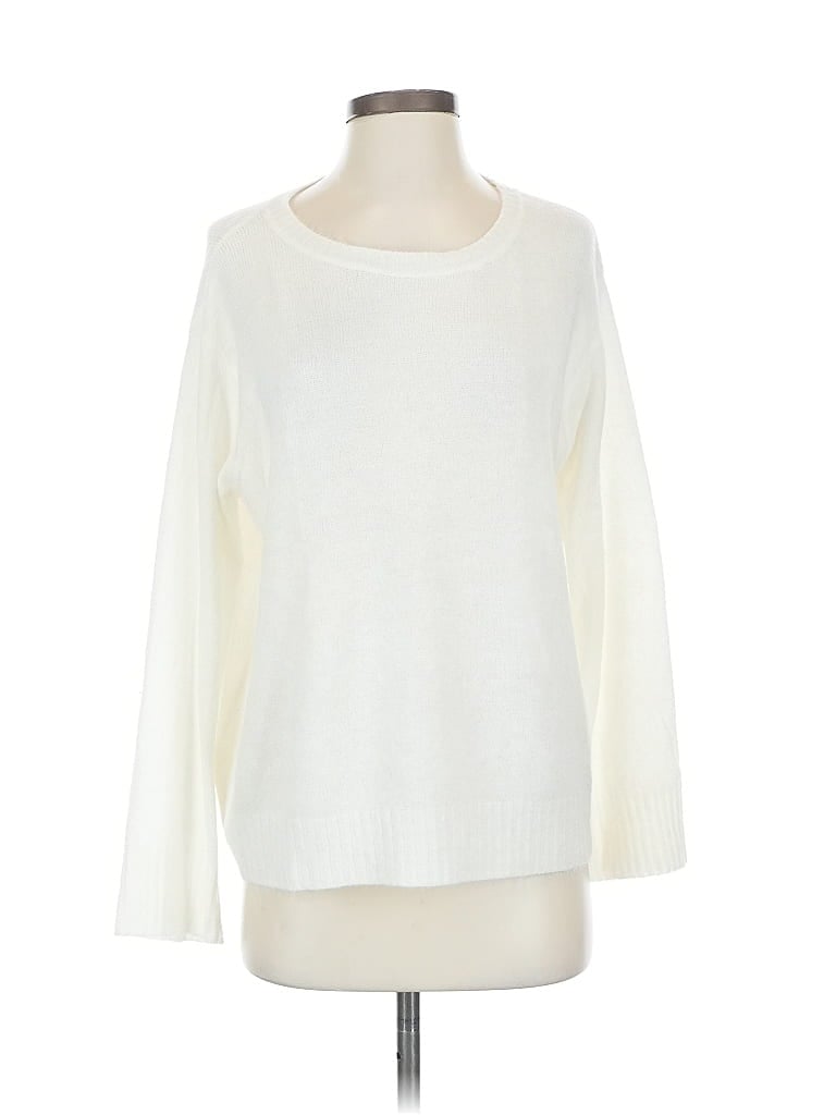 Pre-owned Assorted Brands Pullover Sweater In White