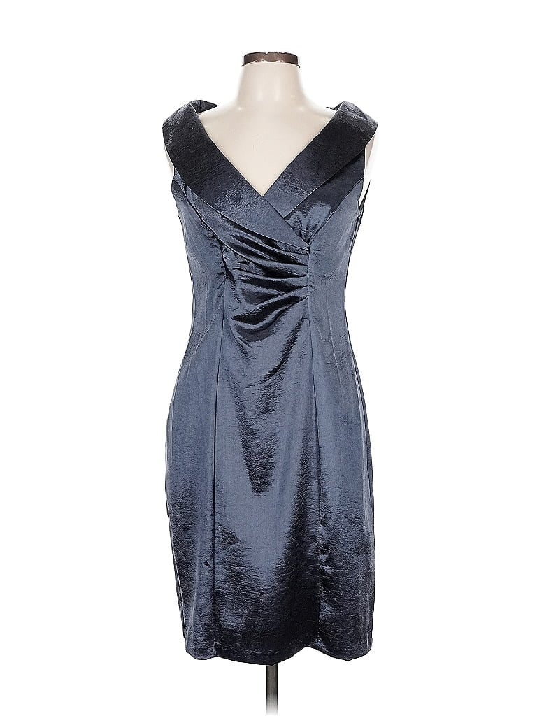 Pre-owned Connected Apparel Cocktail Dress In Blue