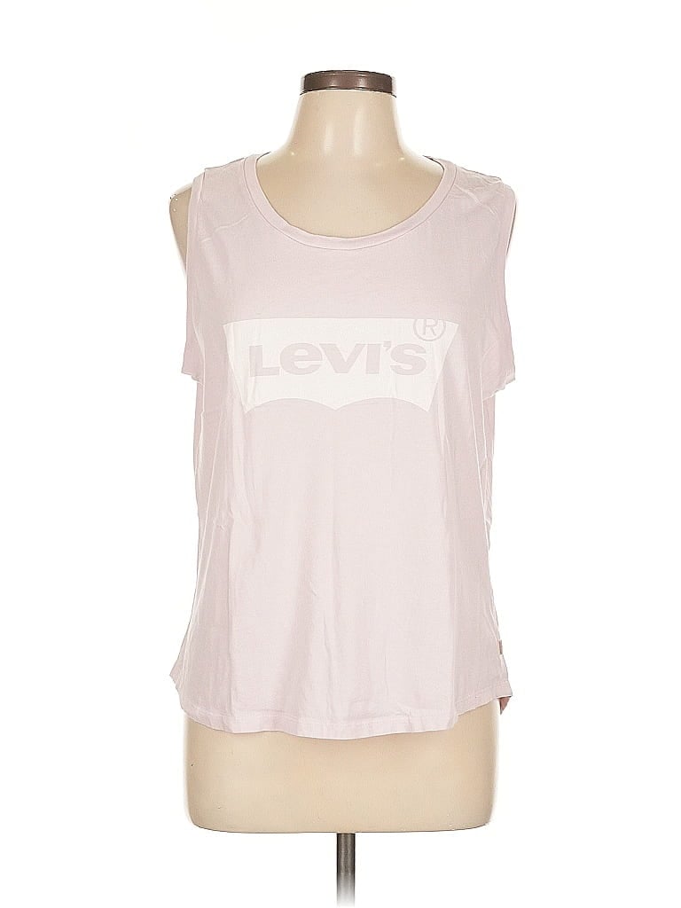 Pre-owned Levi's Sleeveless T-shirt In Pink