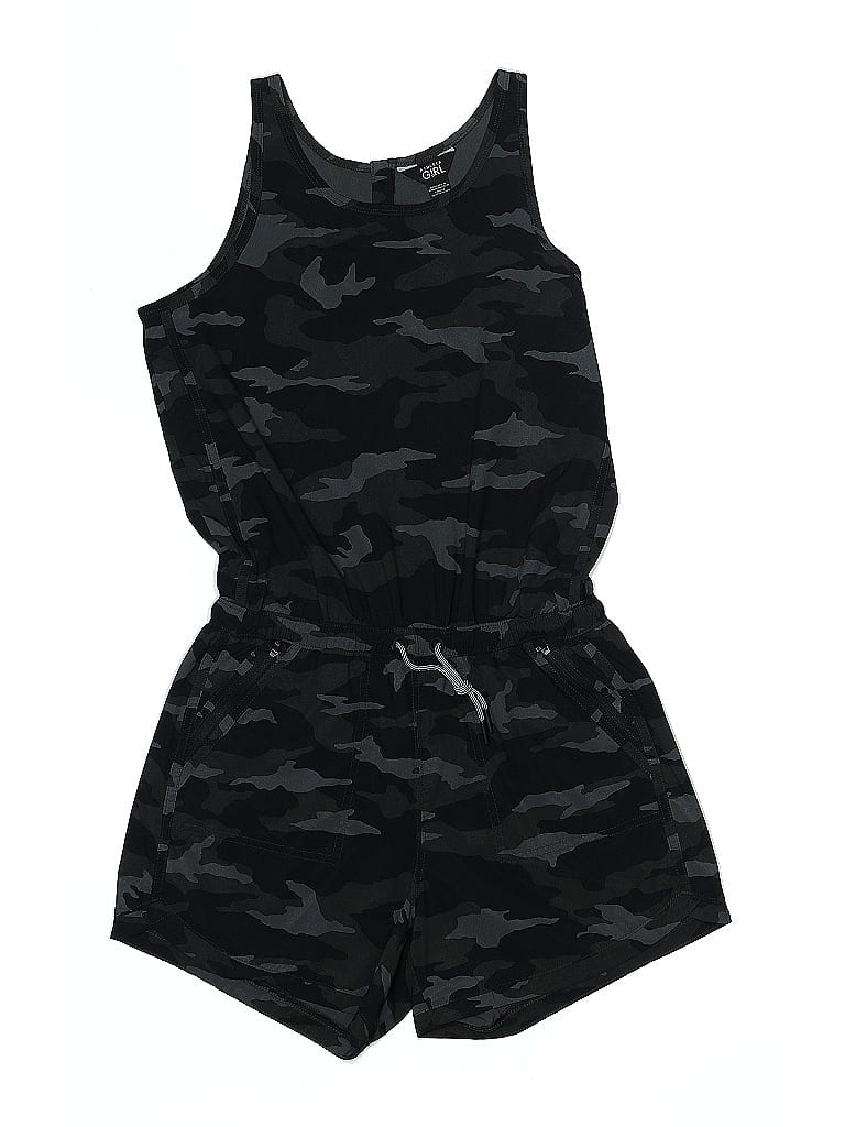 Pre-owned Athleta Girl Kids' Romper In Black