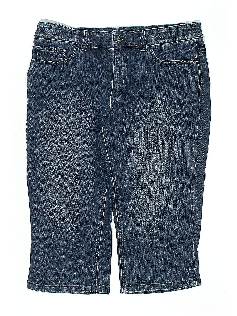 Pre-owned Christopher & Banks Denim Shorts In Blue