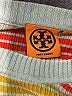 Tory Burch Stripes Gray Red Silk Pullover Sweater Size M - photo 6
