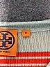 Tory Burch Stripes Gray Red Silk Pullover Sweater Size M - photo 7