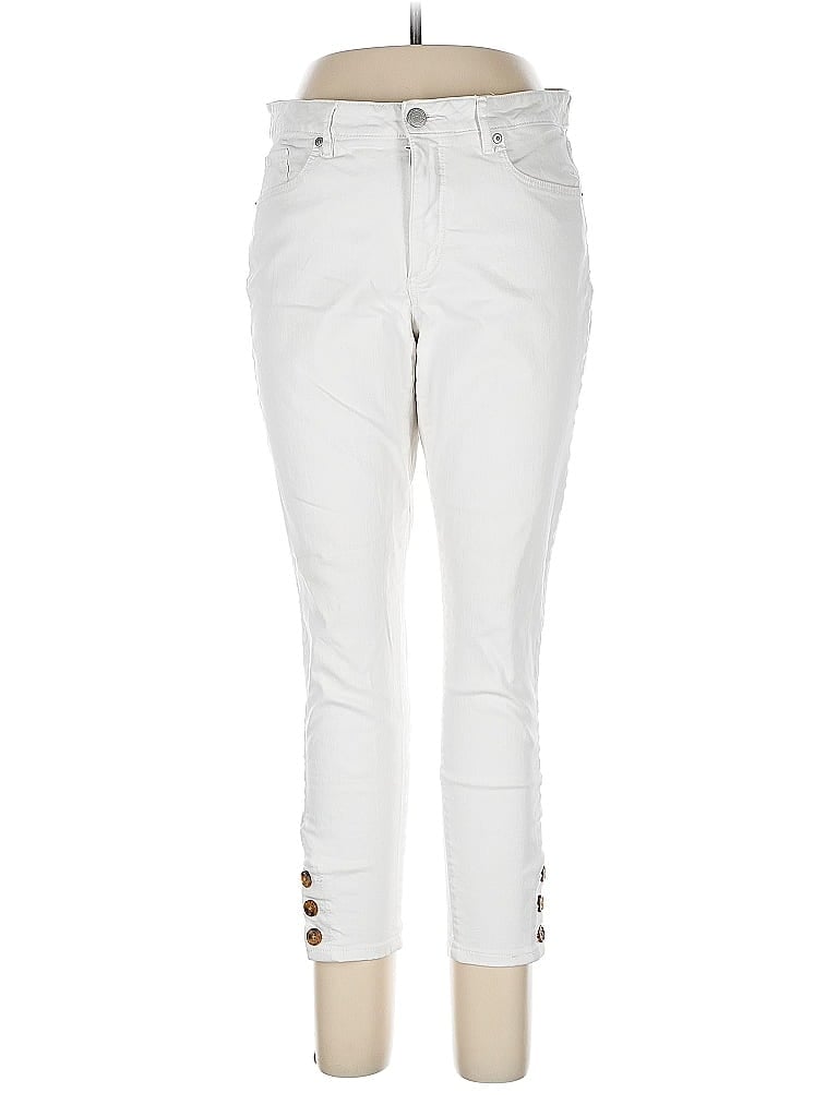 Pre-owned Ann Taylor Loft Jeans In White