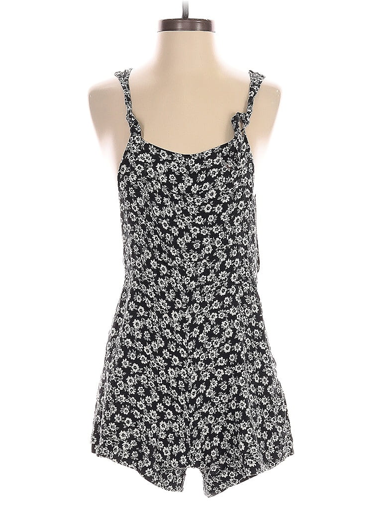 Pre-owned Lucy Love Romper In Black