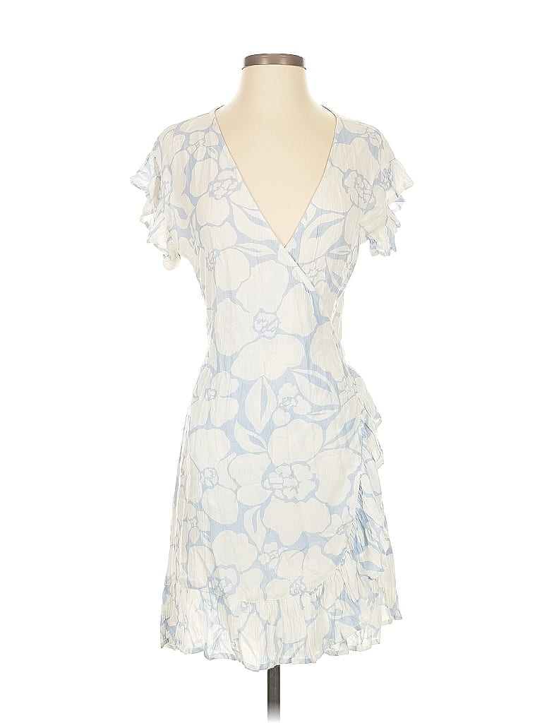 Pre-owned Billabong Cocktail Dress In White
