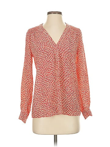 Kachel Long Sleeve Silk Top (view 1)