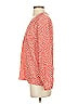 Kachel 100% Silk Red Long Sleeve Silk Top Size 0 - photo 5