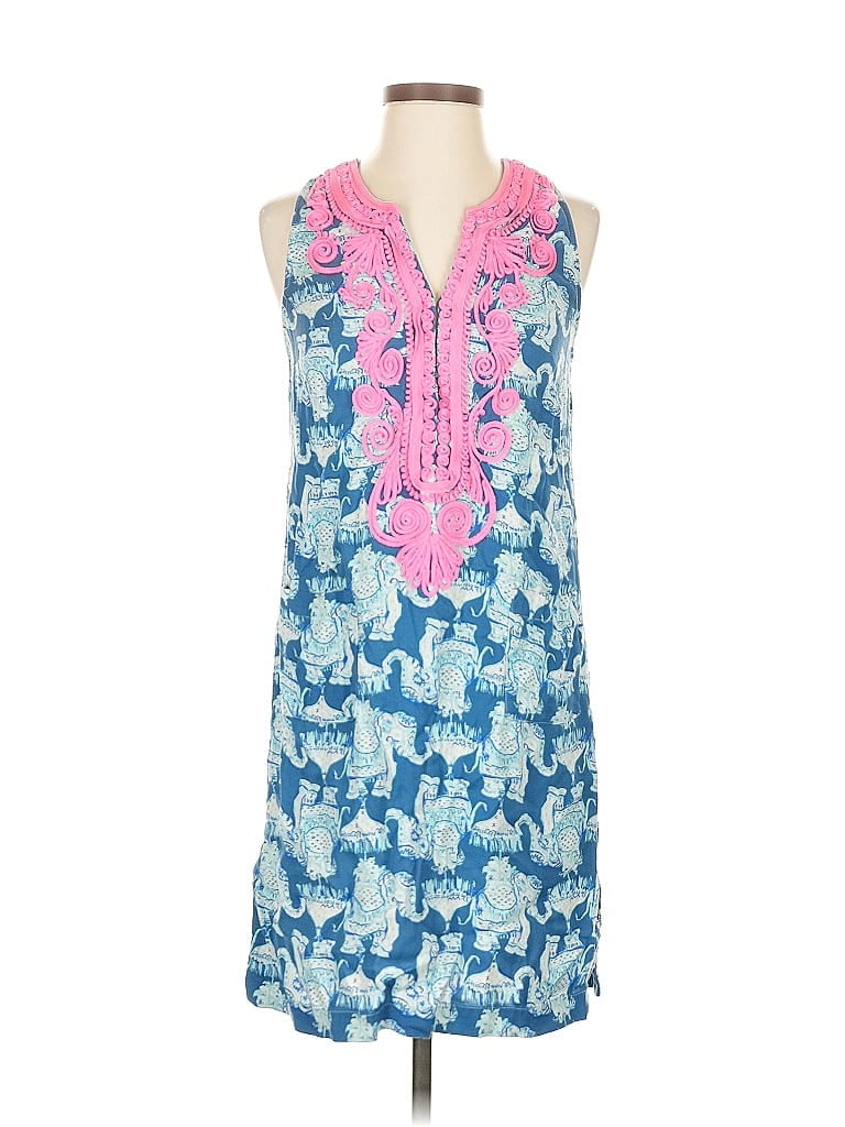 Pre-owned Lilly Pulitzer Casual Dress In Blue