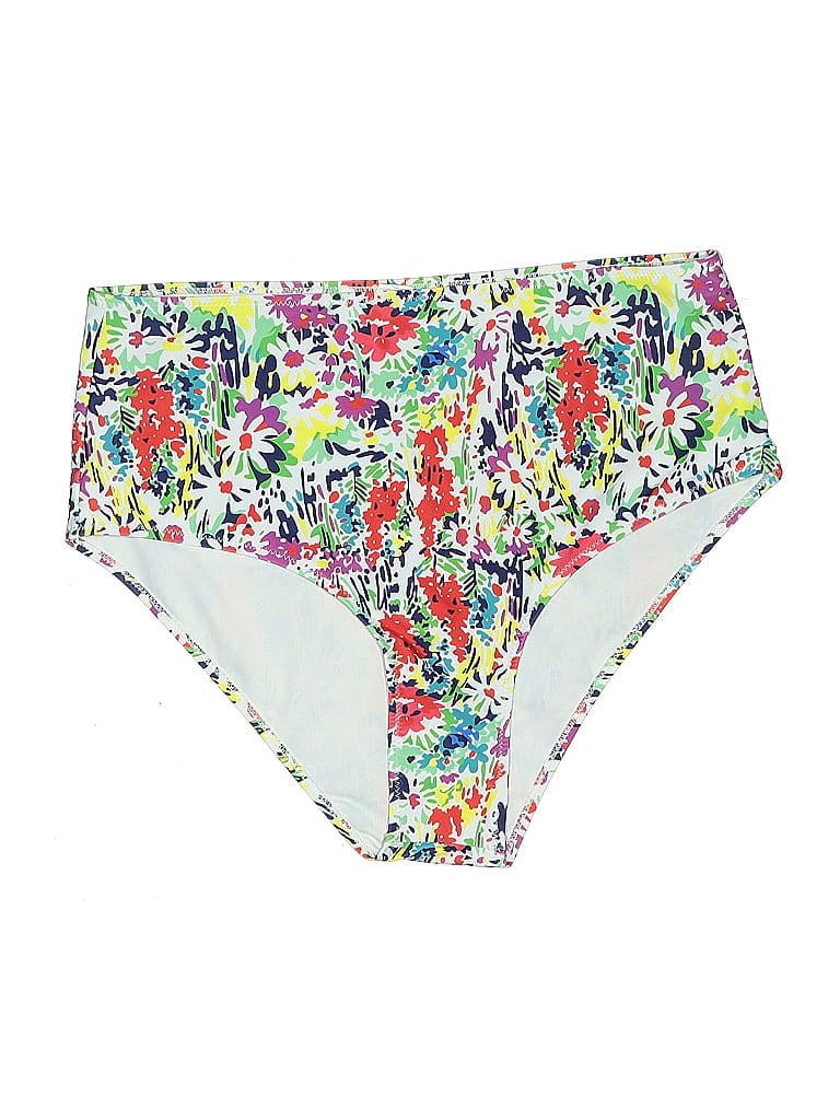 Pre-owned Unbranded Swimsuit Bottoms In White