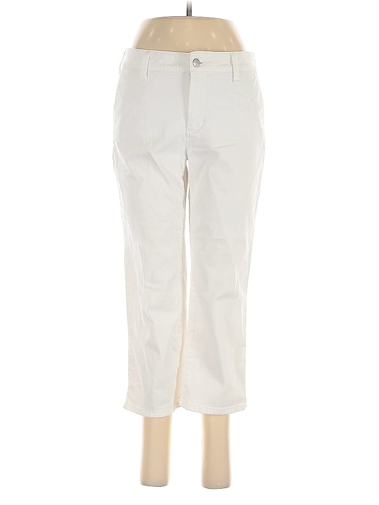 Pre-owned Nydj Casual Pants In White