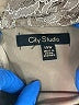 City Studio Gray Long Sleeve Top Size 14 - photo 7