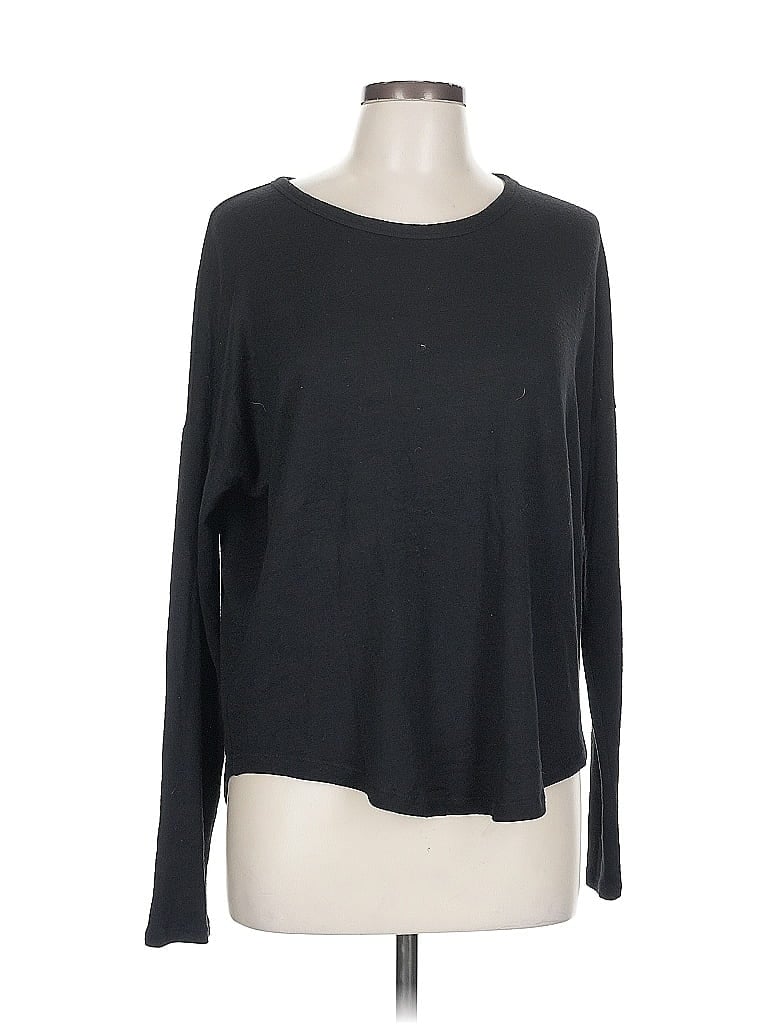 Pre-owned Rag & Bone Long Sleeve T-shirt In Black