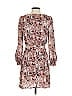 NSR 100% Polyester Print Pink Cocktail Dress Size S - photo 2