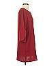 Everly 100% Polyester Solid Burgundy Casual Dress Size S - photo 4