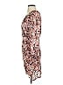 NSR 100% Polyester Print Pink Cocktail Dress Size S - photo 5