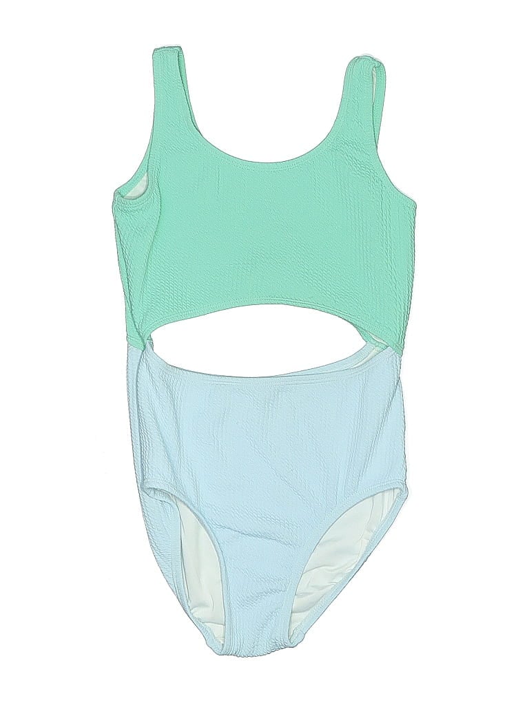 Pre-owned Old Navy One Piece Swimsuit In Blue