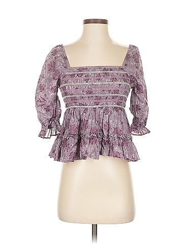 American Eagle Outfitters 3/4 Sleeve Blouse (view 1)