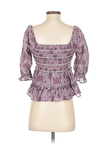 American Eagle Outfitters 3/4 Sleeve Blouse (view 2)