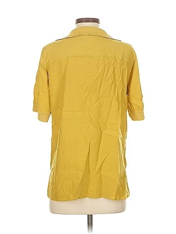 Lafayette 148 New York Short Sleeve Silk Top (view 2)