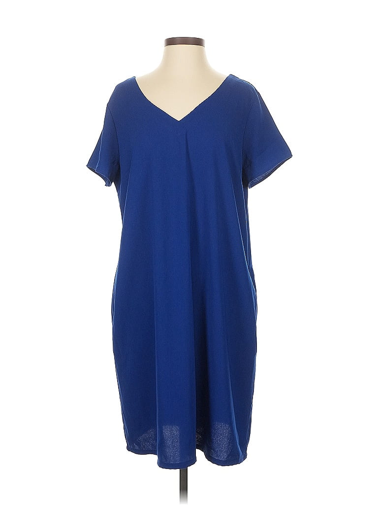 Pre-owned Apt. 9 Casual Dress In Blue