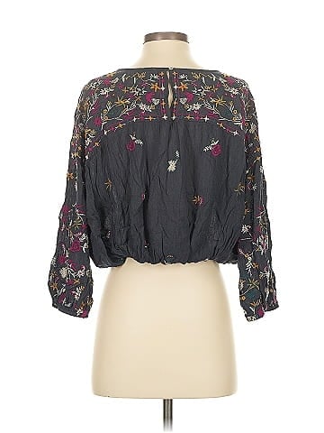 Free People 3/4 Sleeve Blouse (view 2)