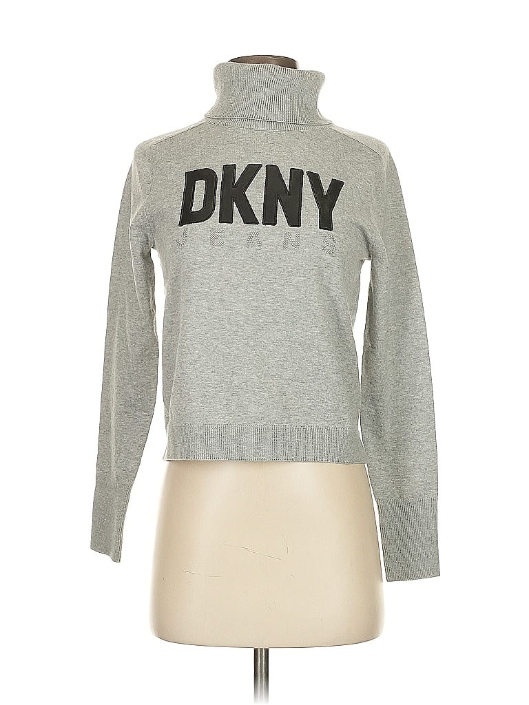 Click to view more detailed imagery on our partner's website Pre-owned Dkny Jeans Turtleneck Sweater In Gray