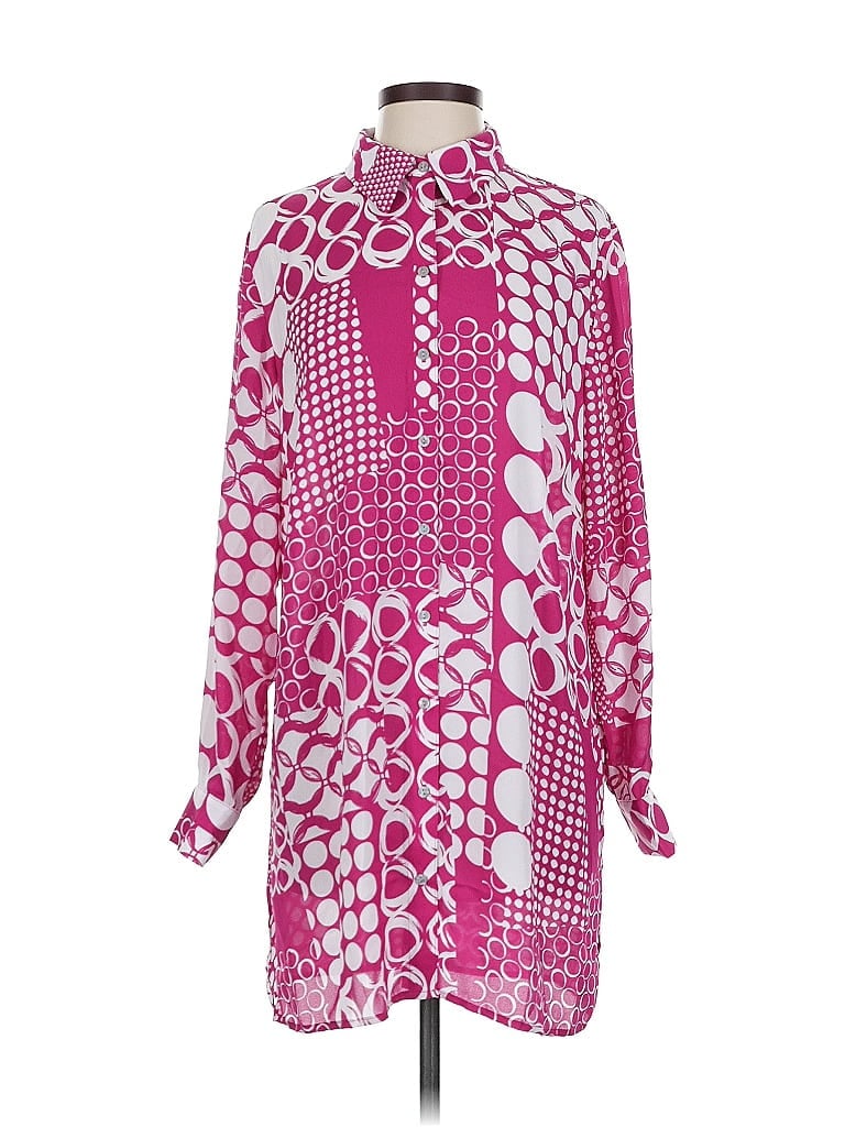 Pre-owned Dennis By Dennis Basso Casual Dress In Pink