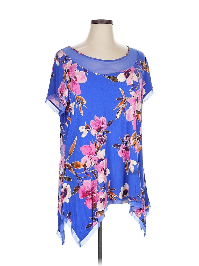 Pre-owned Cable & Gauge Casual Dress In Blue