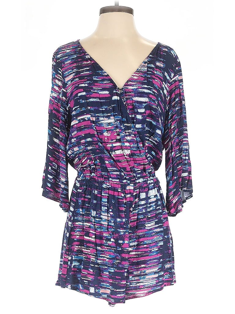 Pre-owned Michael Stars Kimono In Purple