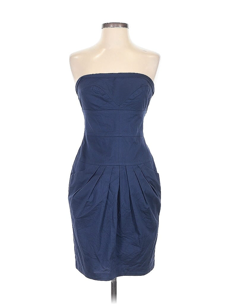 Pre-owned Body By Victoria Cocktail Dress In Blue