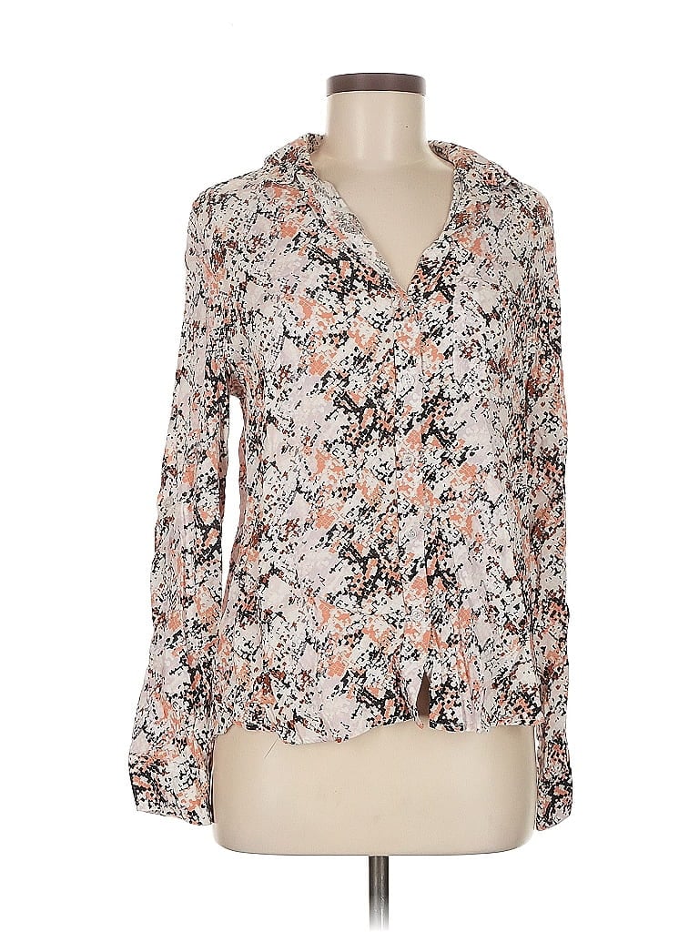 Click to view more detailed imagery on our partner's website Pre-owned Velvet Heart Long Sleeve Blouse In White