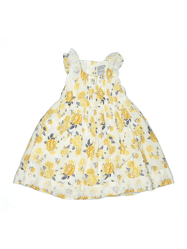 Pre-owned Tahari Kids' Dress In Yellow
