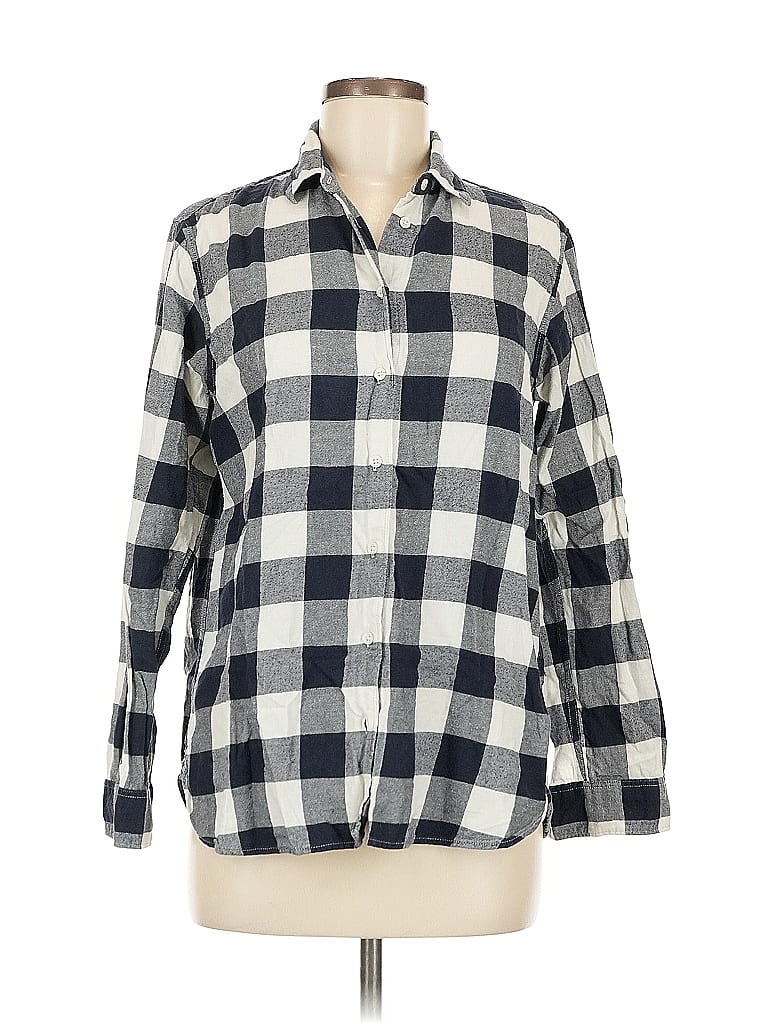 Click to view more detailed imagery on our partner's website Pre-owned Uniqlo Long Sleeve Button Down Shirt In Gray