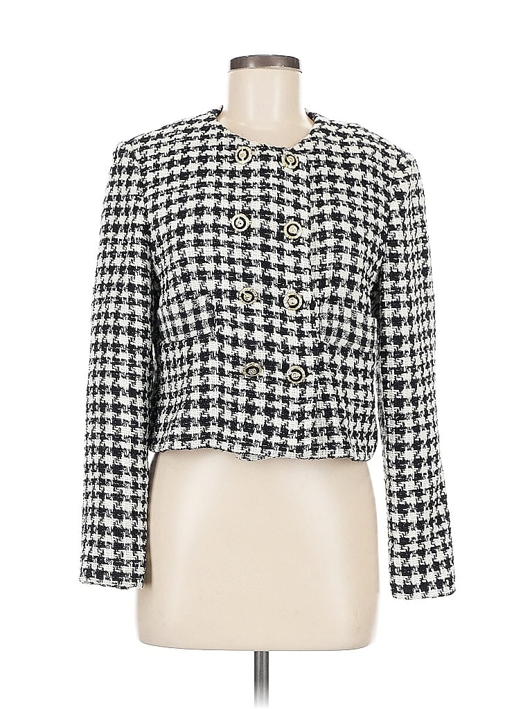 Pre-owned Mng Blazer Jacket In White