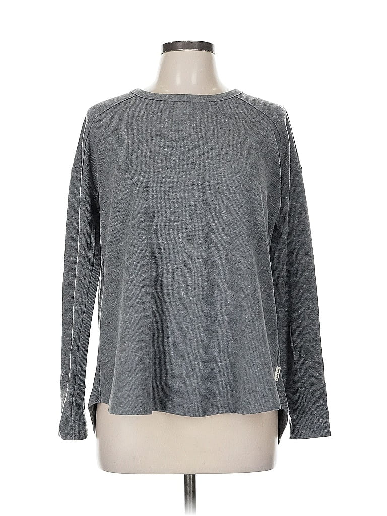 Pre-owned Upwest Long Sleeve T-shirt In Gray