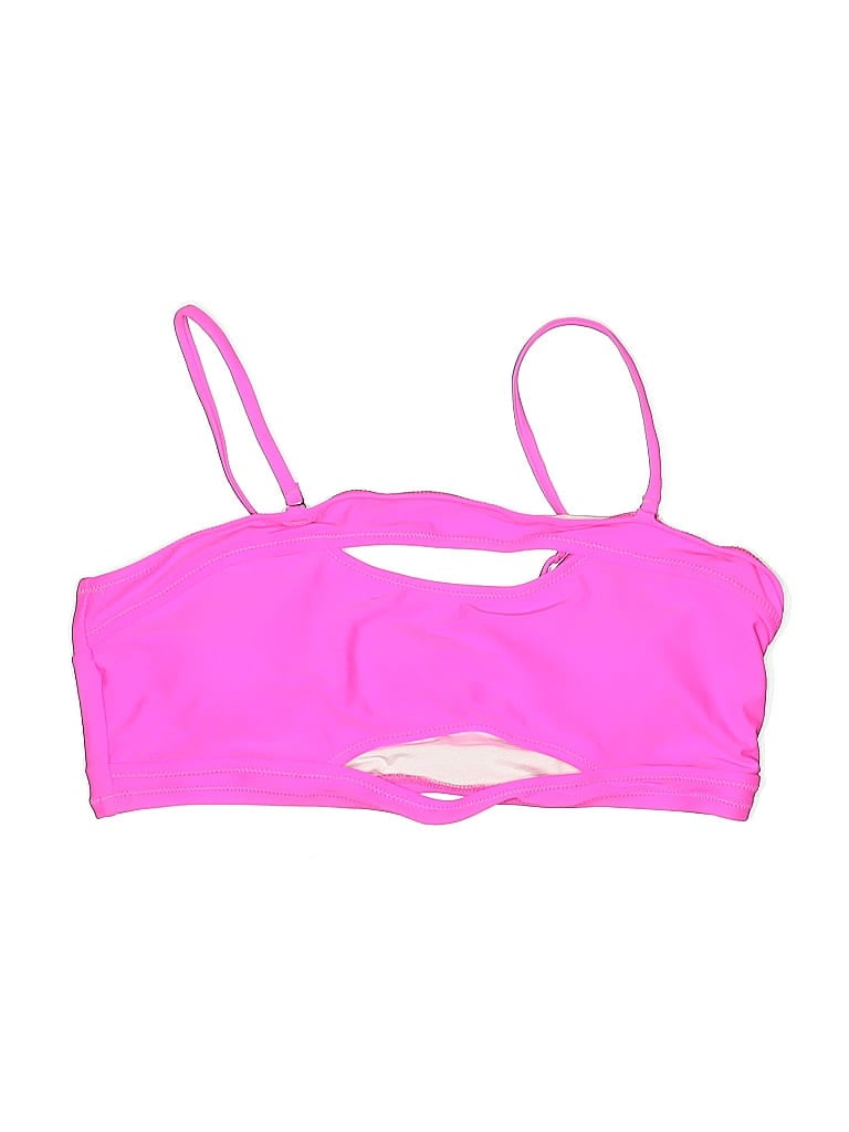 Pre-owned Unbranded Swimsuit Top Pink Swimwear