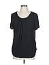 Ekouaer Black Short Sleeve Top Size L - photo 1