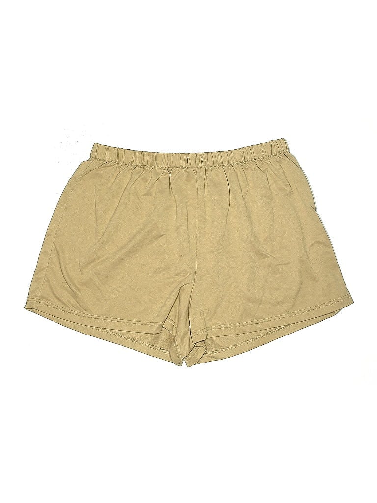 Pre-owned Nydj Khaki Shorts In Gold