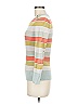 Tory Burch Stripes Gray Red Silk Pullover Sweater Size M - photo 5