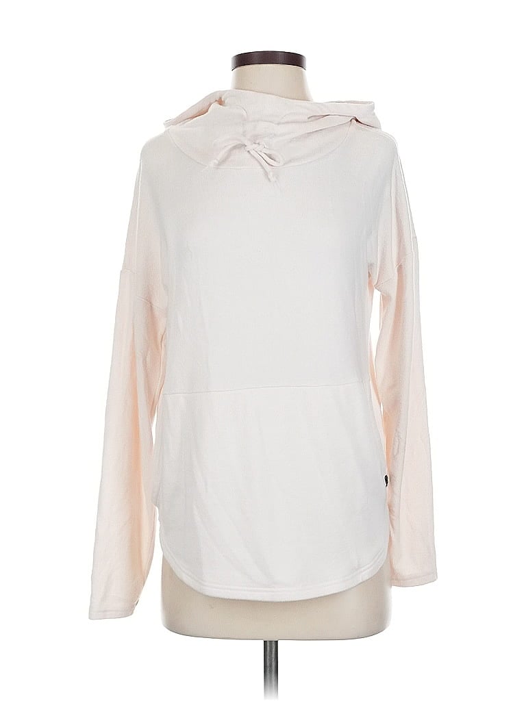 Pre-owned Prana Pullover Hoodie In White