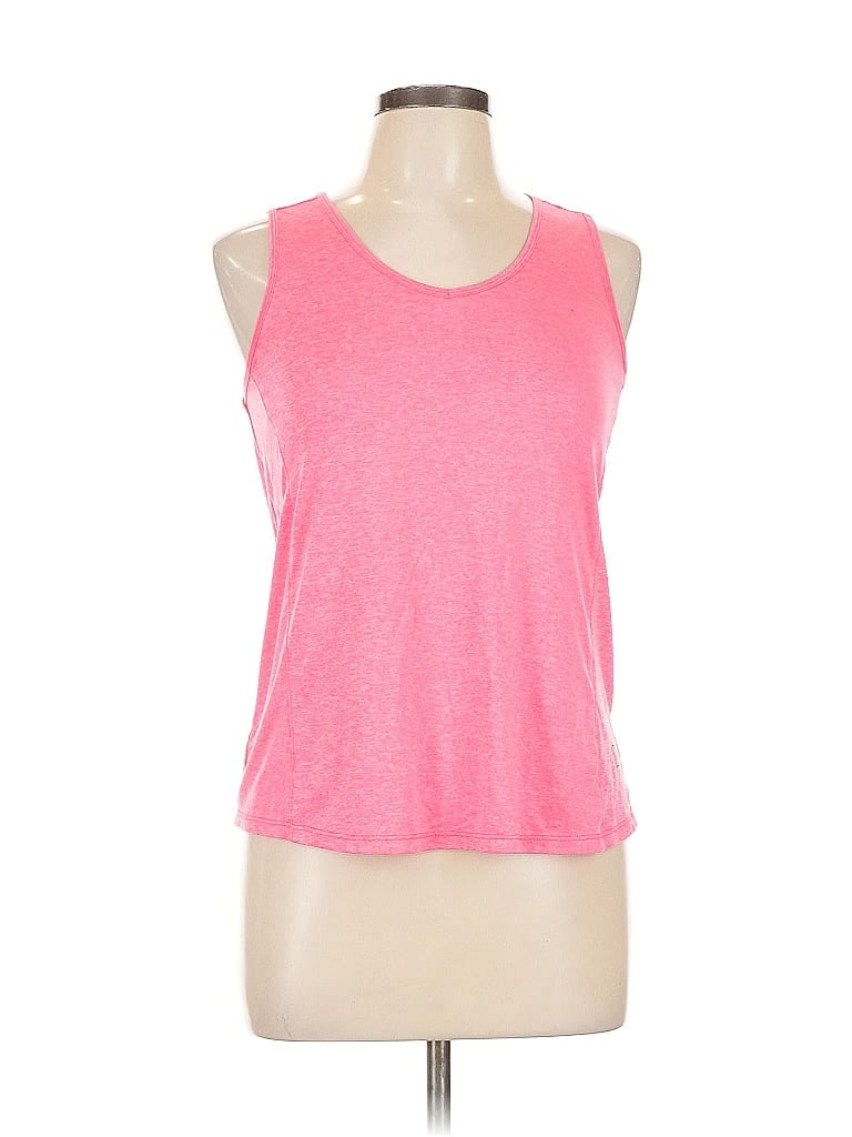 Pre-owned Gaiam Sleeveless T-shirt In Pink